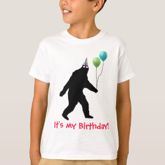 Bigfoot är det min födelsedag! tee