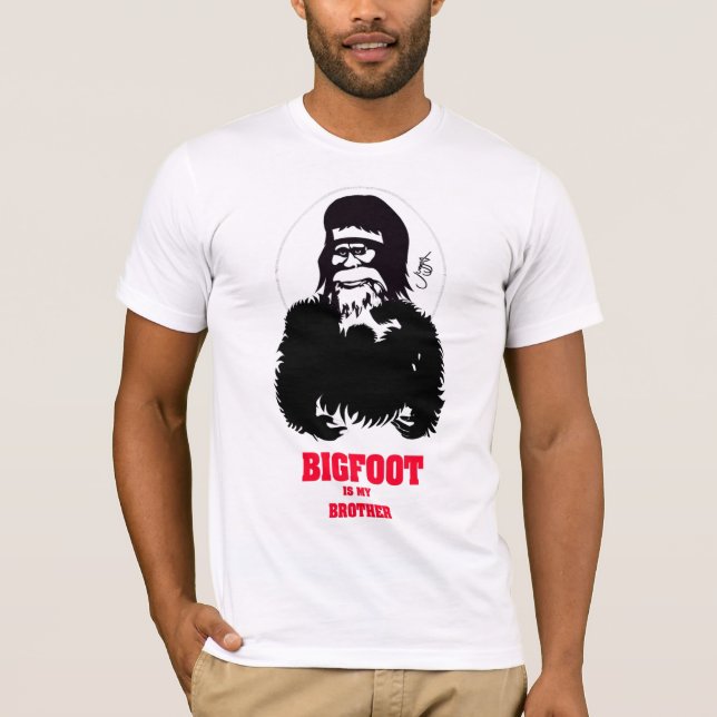 Bigfoot är min broder tröja (Framsida)