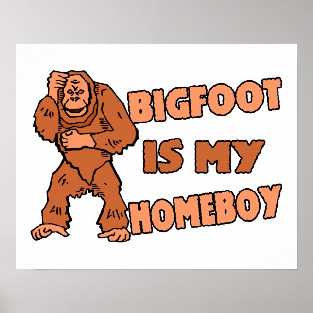 Bigfoot är min hempojke poster (Framsidan)