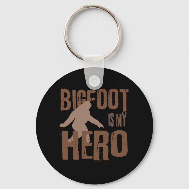Bigfoot är min Hero Nyckelring (Framsida)