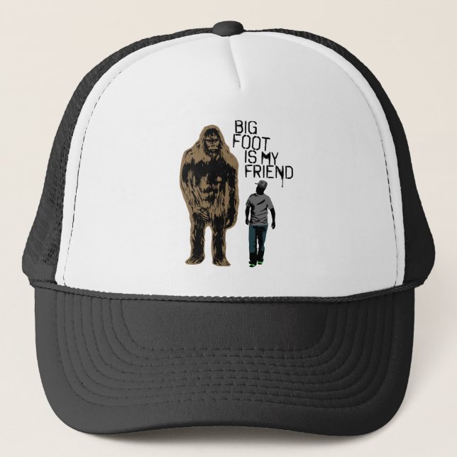 Bigfoot är min vän truckerkeps (Framsida)