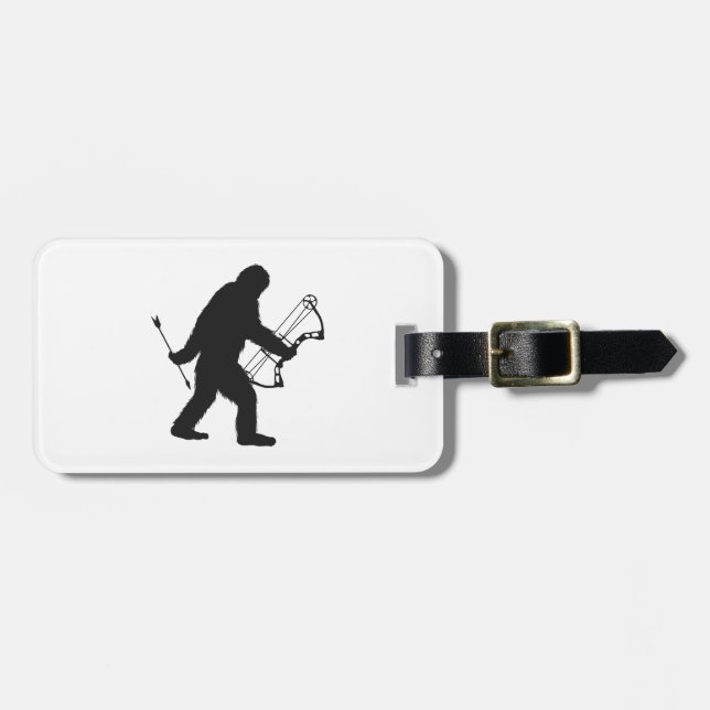 Bigfoot Archer silhouette Bagagebricka (Horisontell Framsida)