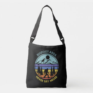 Bigfoot Area retro stil Crossbody Bags Axelväska