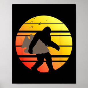 Bigfoot Arrowhad Hunting Indian Arrowhad Collect Poster