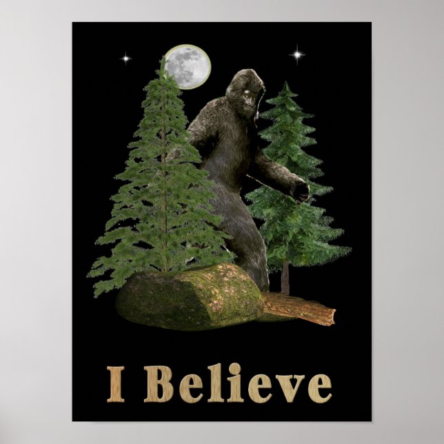 Bigfoot art poster (Framsidan)