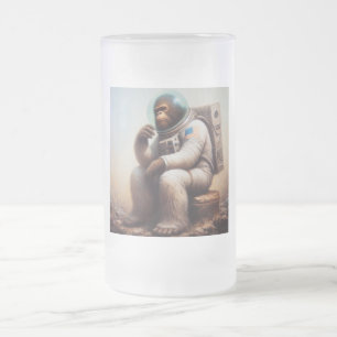 Bigfoot Astronaut Frostat Ölglas