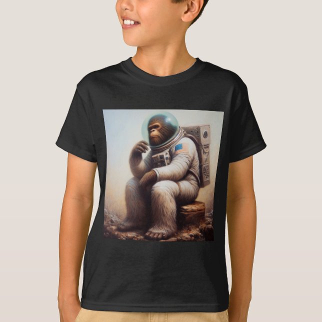 Bigfoot Astronaut T Shirt (Framsida)