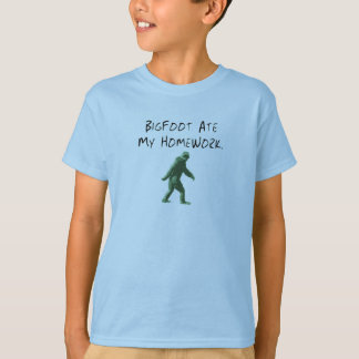 Bigfoot åt min Homework. T Shirt