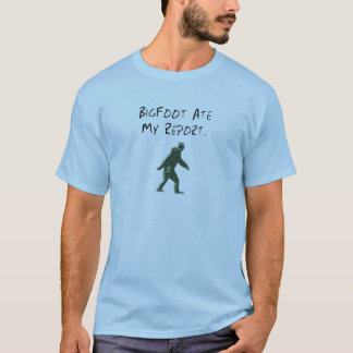 Bigfoot åt min rapport t-shirt