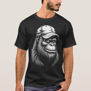Bigfoot Ballcap Tee - Coola Sasquatch Graphic Shir
