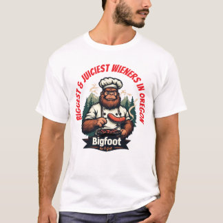 Bigfoot Bar & Grill Största Wieners i Oregon T Shirt