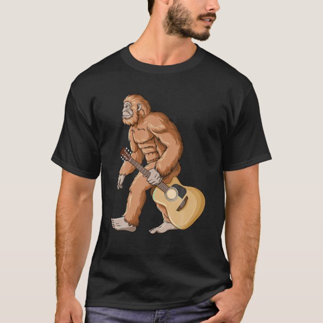Bigfoot-bärargiterspelare T Shirt (Framsida)