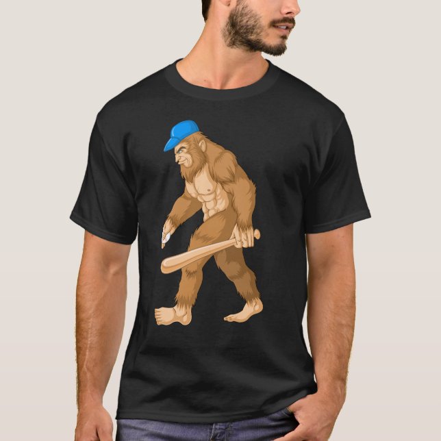 bigfoot baseboll t shirt (Framsida)