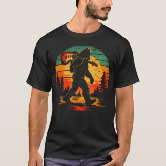 Bigfoot Basgitarr Basist Musik T Shirt