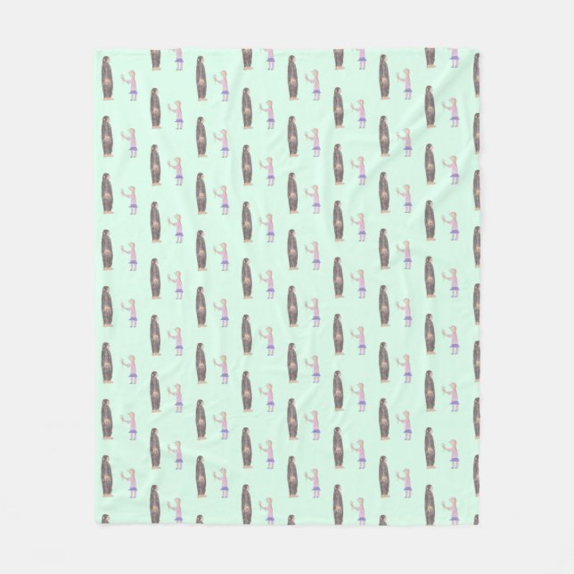 Bigfoot Believes in You Baby Blanket (Medium) Fleecefilt (Framsidan)