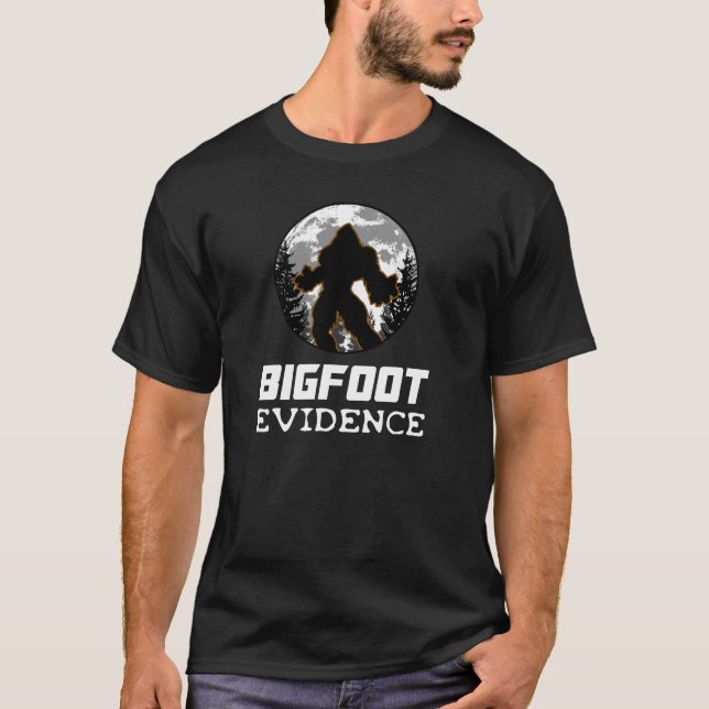 Bigfoot bevisar t-shirt (Framsida)