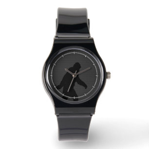 Bigfoot Black Silhouette Carbon Fiber Stil Armbandsur