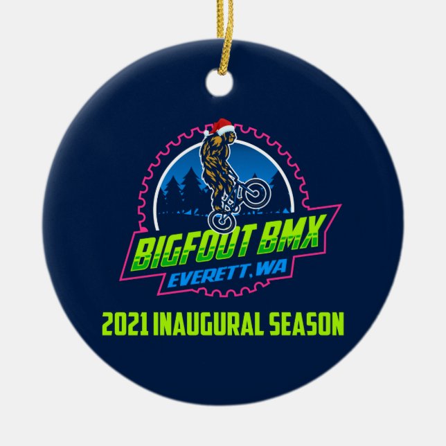 Bigfoot BMX 2021 Träd Ornament (Framsidan)