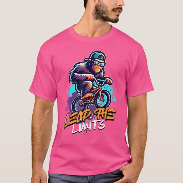 Bigfoot Bmx FreeRider Life är bättre BMX T Shirt (Framsida)