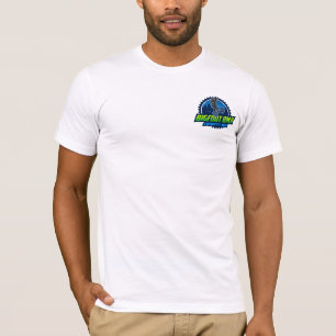 Bigfoot BMX överst med Pocket-Logotyp (vit kontur T Shirt