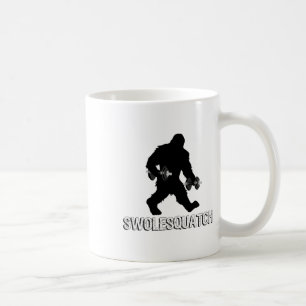 Bigfoot Bodybuilding Hantelvikter Sasquatch Li Kaffemugg