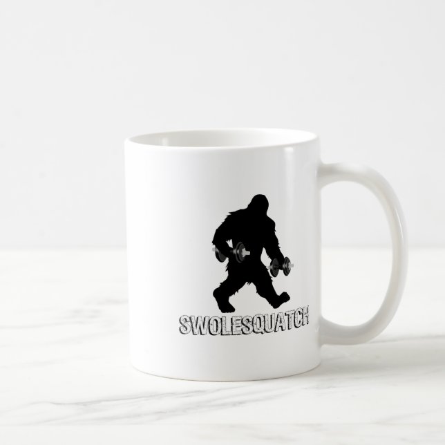 Bigfoot Bodybuilding Hantelvikter Sasquatch Li Kaffemugg (Höger)