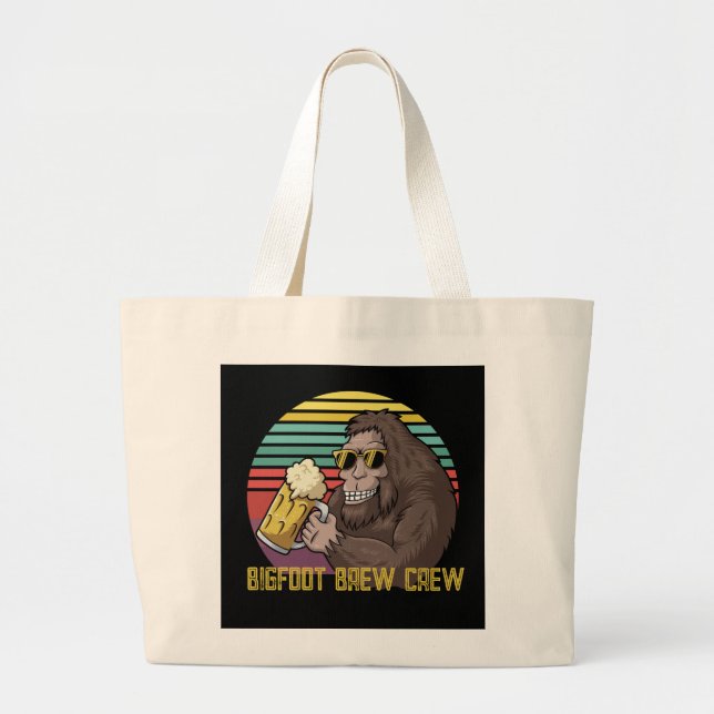 Bigfoot Brew Crew Shopping Jumbo Tygkasse (Framsidan)