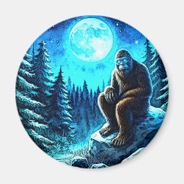 Bigfoot by night magnet