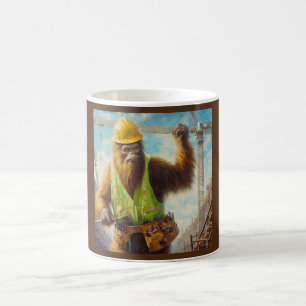 Bigfoot byggarbetaren kaffemugg