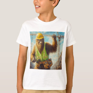 Bigfoot byggarbetaren t shirt