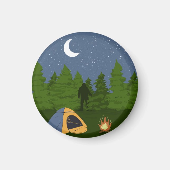 BigFoot Camping  Magnet (Framsidan)