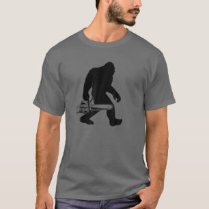 Bigfoot Carriage Chainszack Lumberjack Sasquatch L T Shirt