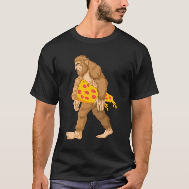bigfoot Carriage pizza T Shirt (Framsida)