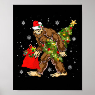 Bigfoot Carrier Julgran Sasquatch Believer Poster