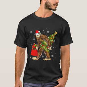 Bigfoot Carrier Julgran Sasquatch Believer T Shirt