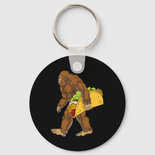 Bigfoot Carries Taco Funny Cinco De Mayo Boys Mana Nyckelring