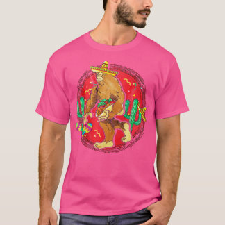 Bigfoot Carry Tacos Cinco De Mayo T Shirt