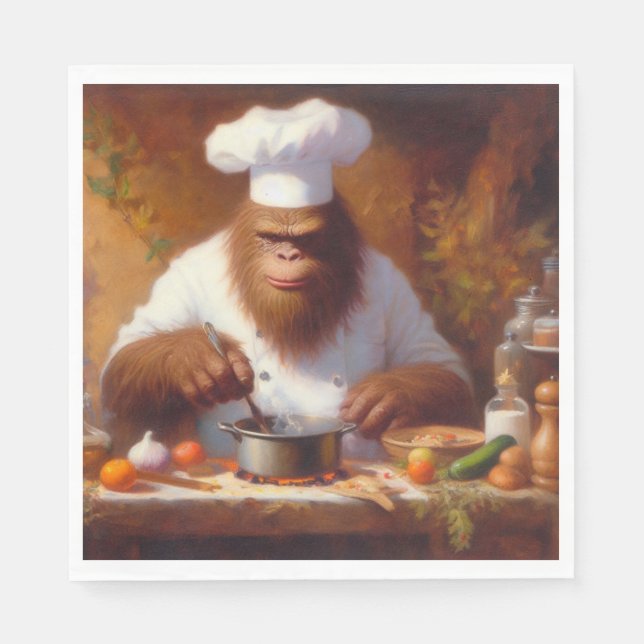 Bigfoot Chef Pappersservett (Framsidan)