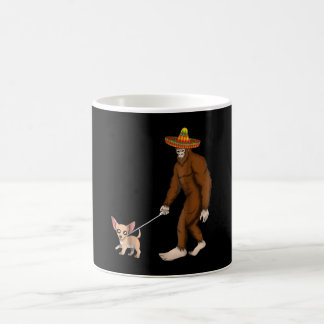 Bigfoot Chihuahua Hund älskare Pappa Mamma Kaffemugg