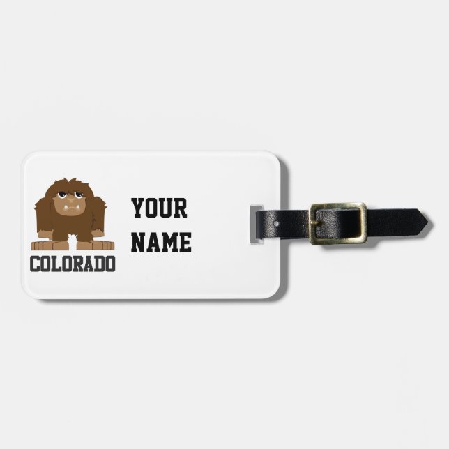 Bigfoot Colorado Bagagebricka (Horisontell Framsida)