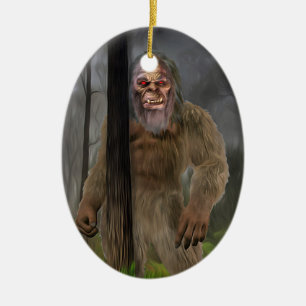 Bigfoot (Creeptid) Julgransprydnad Keramik