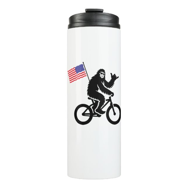 Bigfoot Cycling American Flagga (Framsida)