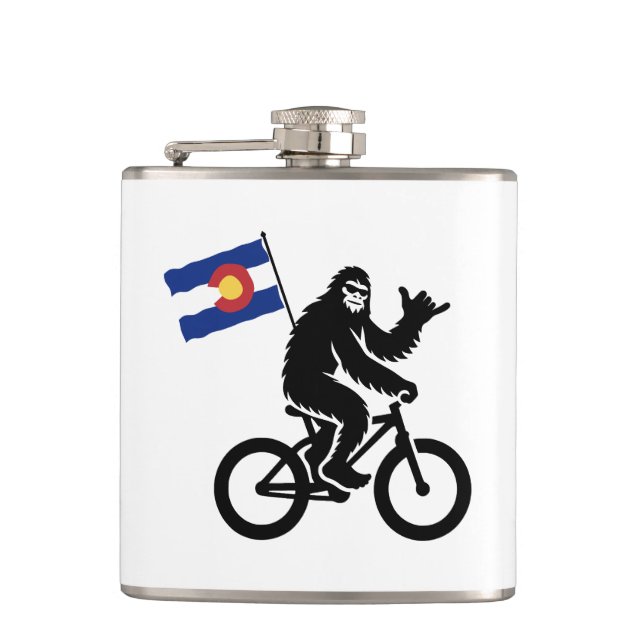 Bigfoot Cycling Colorado Flagga Fickplunta (Framsidan)