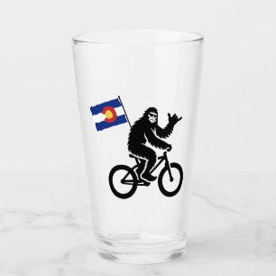 Bigfoot Cycling Colorado Flagga Glaskopp