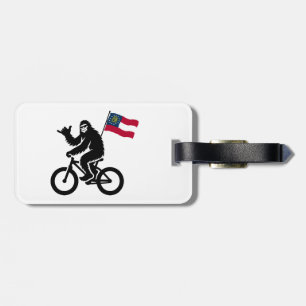 Bigfoot Cycling Georgia Flagga Bagagebricka