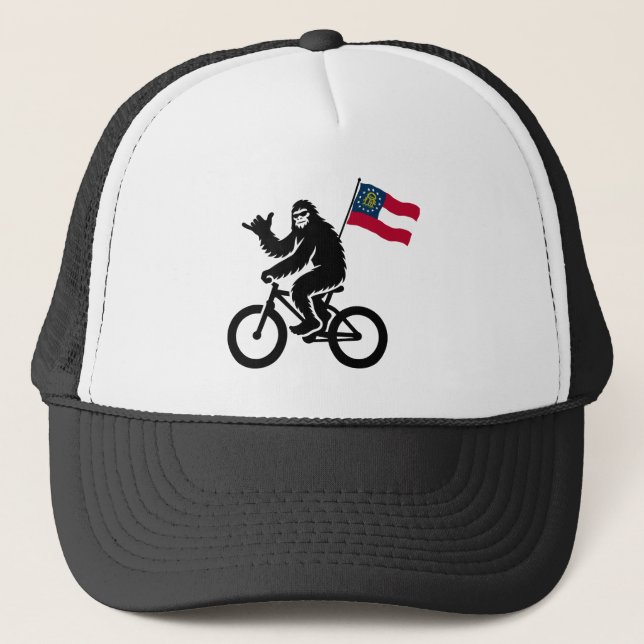 Bigfoot Cycling Georgia Flagga Keps (Framsida)
