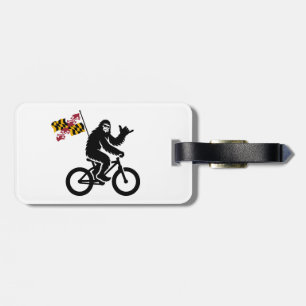 Bigfoot Cycling Maryland Flagga Bagagebricka
