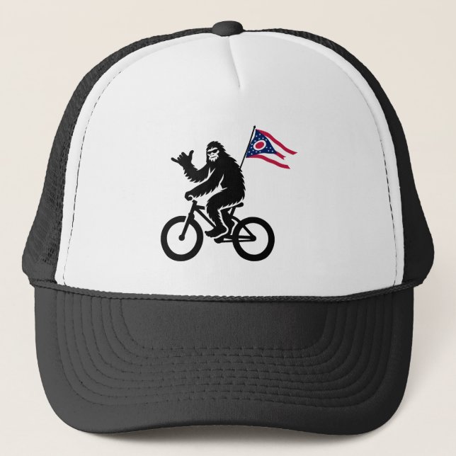 Bigfoot Cycling Ohio Flagga Keps (Framsida)