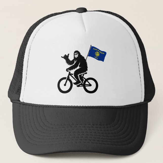 Bigfoot Cycling Oregon Flagga Keps (Framsida)
