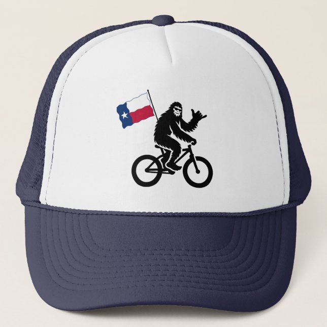 Bigfoot Cycling Texas Flagga Keps (Framsida)